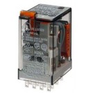 Releu industrial miniaturizat; 4C, 110V c.c, 7A, B+I+L13 Finder